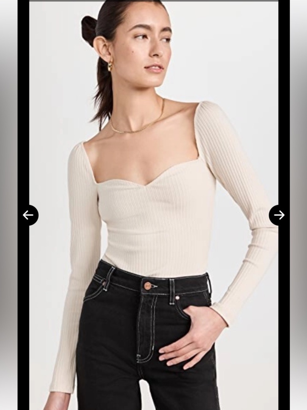 Reformation October Knit Top (Small)